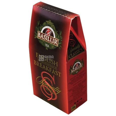 Basilur, English breakfast, 100 г, Чай Базилур, Английский завтрак, черный