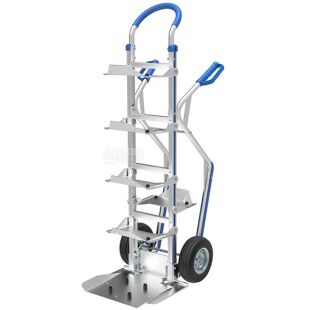 ViO HT-7BA, Двоколісний візок з ручками і платформою для переміщення бутлів, алюмінієвий, до 250 кг