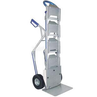 ViO HT-7BA, Two-wheeled cart with handles and platform for moving bottles, aluminum, up to 250 kg