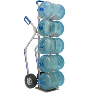 ViO HT-7BA, Two-wheeled cart with handles and platform for moving bottles, aluminum, up to 250 kg