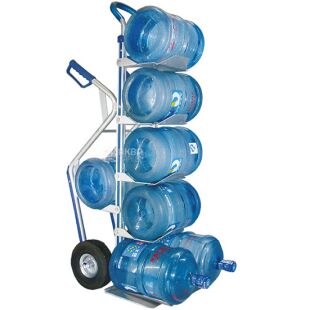 ViO HT-7BA, Двухколесная тележка с ручками и платформой для перемещения бутылей, алюминиевая, до 250 кг