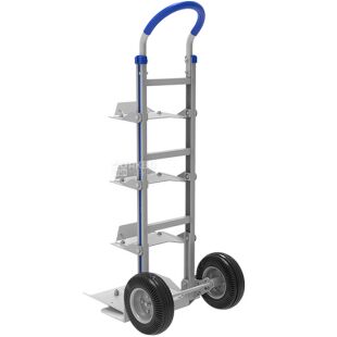 ViO HT-6BA, Двухколесная тележка с ручками и платформой для перемещения 5 бутылей, алюминиевая, до 200 кг