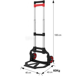 ViO HT-60ASE, Тележка грузовая складная для перемещения с ручкой, до 60 кг