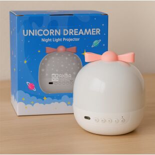 Музичний нічник-проектор з різними сюжетами, 360°