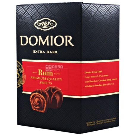 АВК, 225 г, конфеты, со вкусом рома, Domior