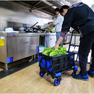 ViO HTP-136AP, Візок-платформа для переміщення вантажів з ручкою, 68-136 кг