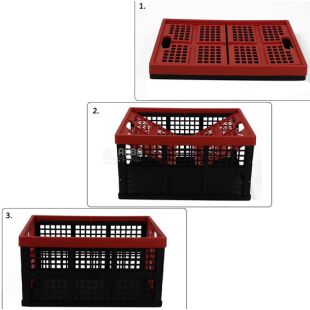 ViO FB-PL, Ящик пластиковий з ручками, складной, до 25 кг, 56х45х27 см
