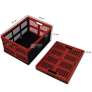 ViO FB-PL, Ящик пластиковий з ручками, складной, до 25 кг, 56х45х27 см