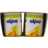 Alpro Strawberry-Banana and Peach-Pear, 4 шт. х 125 г, Йогурт соєвий Полуниця-Банан та Персик-Груша, з вітамінами, стакан, 2,1% 