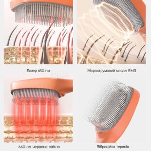 TOUCHBeauty TB-2443, Мультифункциональная щетка для комплексного ухода за кожей головы и волосами Тач Бьюти