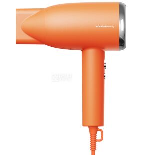 TOUCHBeauty TB-2393, Фен с ионизацией и защитой волос Тач Бьюти, оранжевый