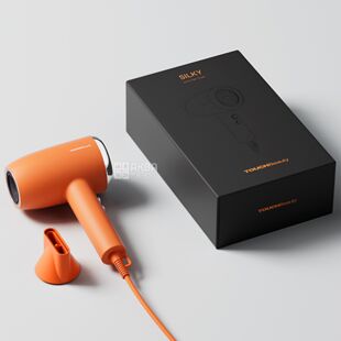 TOUCHBeauty TB-2393, Фен з іонізацією та функцією захисту волосся Тач Б'юті, помаранчевий