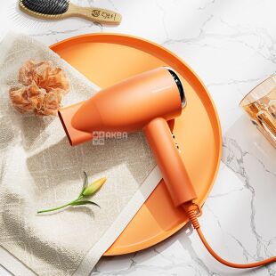 TOUCHBeauty TB-2393, Фен з іонізацією та функцією захисту волосся Тач Б'юті, помаранчевий