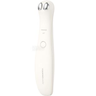 TOUCHBeauty TB-1883, Масажер для шкіри навколо очей з підігрівом та вібрацією Тач Б'юті, білий
