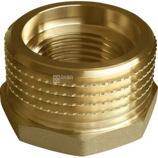 Fado, Футорка латунная для водоснабжения и отопления 1/2×3/8