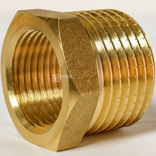 Fado, Футорка латунная для водоснабжения и отопления 1/2×3/8