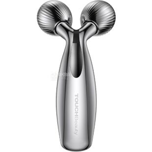 TOUCHBeauty TB-2092, Массажный роллер для подтяжки лица и тела с микротоками Тач Бьюти, серебристый