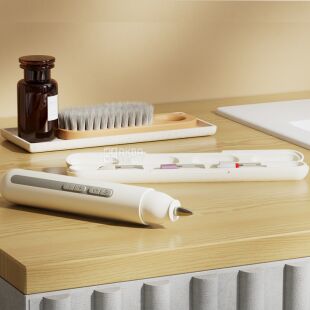 TOUCHBeauty TB-1738, Бездротовий електричний фрезер для манікюру та педикюру 6в1 Тач Б'юті, білий