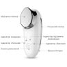 TOUCHBeauty TB-1681, Масажер для обличчя з іонним ефектом та вібраціями, крем-бустер Тач Б'юті, білий