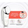 TOUCHBeauty TB-1681, Массажер для лица с ионным эффектом и вибрациями, крем-бустер Тач Бьюти, белый