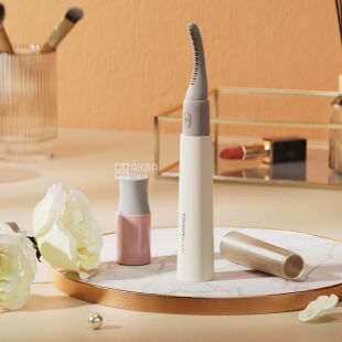 TOUCHBeauty TB-2117А, Електричний стайлер з підігрівом для завивки вій Тач Б'юті, білий