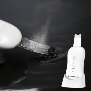 TOUCHBeauty TB-1887А, Ультразвуковий скрабер для обличчя з функціями очищення, зволоження та ліфтингу Тач Б'юті, білий