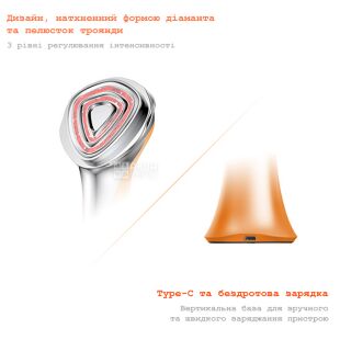 TOUCHBeauty TB-2187, Пристрій для омолодження, ліфтингу та покращення тонусу шкіри з мікрострумами Тач Б'юті