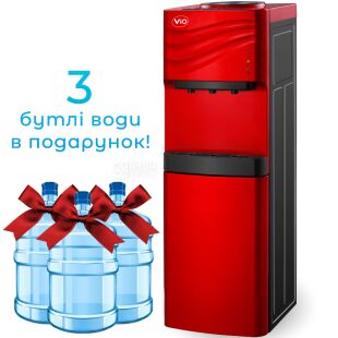 ViO X903-FCC, Кулер с компрессорным охлаждением и шкафчиком ВиО, красный