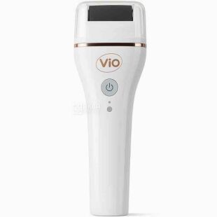 ViO CR2, Пемза электрическая роликовая для ног ВиО, с насадками, аккумуляторная