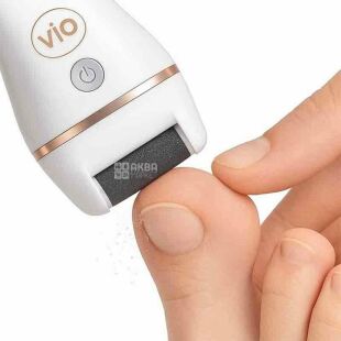 ViO CR2, Пемза электрическая роликовая для ног ВиО, с насадками, аккумуляторная