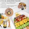 Ручной слайсер для овощей и фруктов со сменными насадками, D 6,5 см