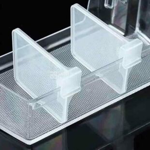 Перегородка для полки холодильника, пластиковая, 8 шт., 7х5 см