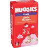 Huggies Pants, 58 шт., Хаггіс, Підгузки-трусики для дівчаток, Розмір 3, 6-11 кг