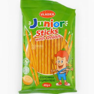 Sergini, 40 г, Соломка солона столична з смаком Цибулі