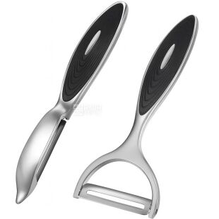 Набір металевих овочечисток з ергономічною ручкою