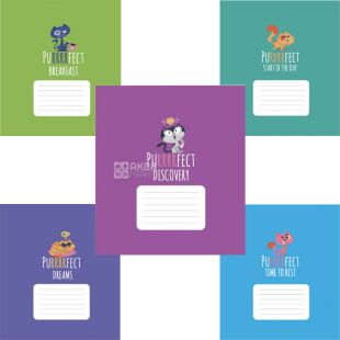 Школярик, 24 листа, Тетрадь в линию, в ассортименте