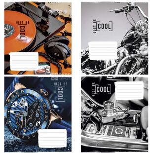 Школярик, 24 аркуші, Зошит в клітинку, в асортименті