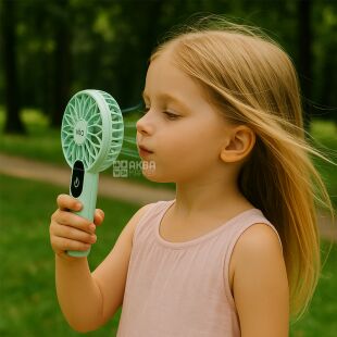 ViO HF-1, Вентилятор дорожний, ручний, акумуляторний, м'ятний