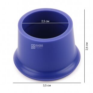  ViO, Кришка багаторазова силіконова для винних пляшок, фіолетова, 1 шт.