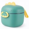 Контейнер для детской смеси с ложечкой, 400 мл, зеленый, пластиковый
