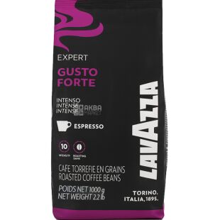 Lavaza Espresso Gusto Forte, 1 кг, Кофе в зернах темной обжарки Лавацца, купаж