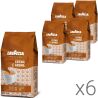 Lavazza Crema e Aroma, Упаковка 6 шт. х 1 кг, Кава в зернах темного обсмаження Лавацца, купаж