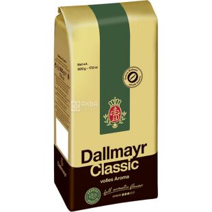 Dallmayr Classic, 500 г, Кофе в зернах средней обжарки Далмайер, купаж