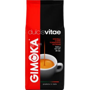 Gimoka Dolce Vita, 1 кг, Кава в зернах середнього обсмаження Джімока, купаж