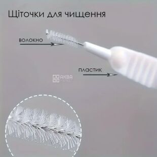 Набор универсальных щеточек для чистки душевой лейки и мобильных девайсов, 10 шт.