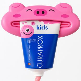 Витискач для зубної пасти Рожева Свинка, пластиковий