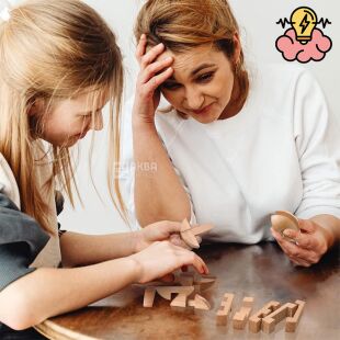 Пазл-головоломка Магічна куля, дерев'яна, D 5 см