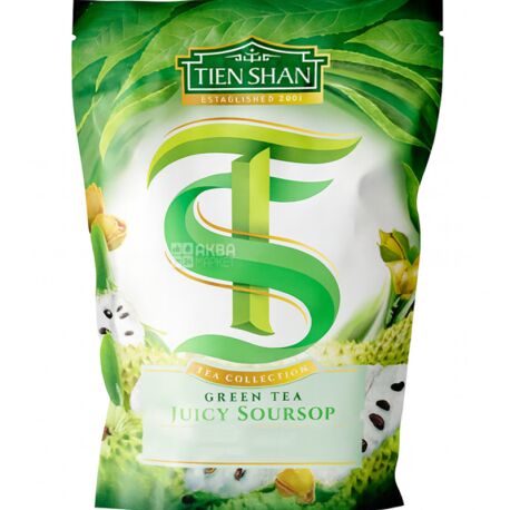 Тянь Шань, Soursop, 80 г, Чай Саусеп, зеленый