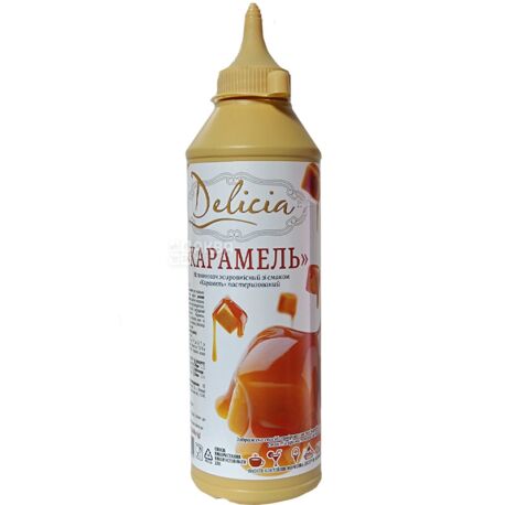 Delicia, Карамель, 600 г,  Делиция, топпинг, ароматизированный
