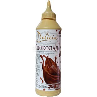 Delicia, Шоколад, 600 г, Делиция, топпинг, ароматизированный